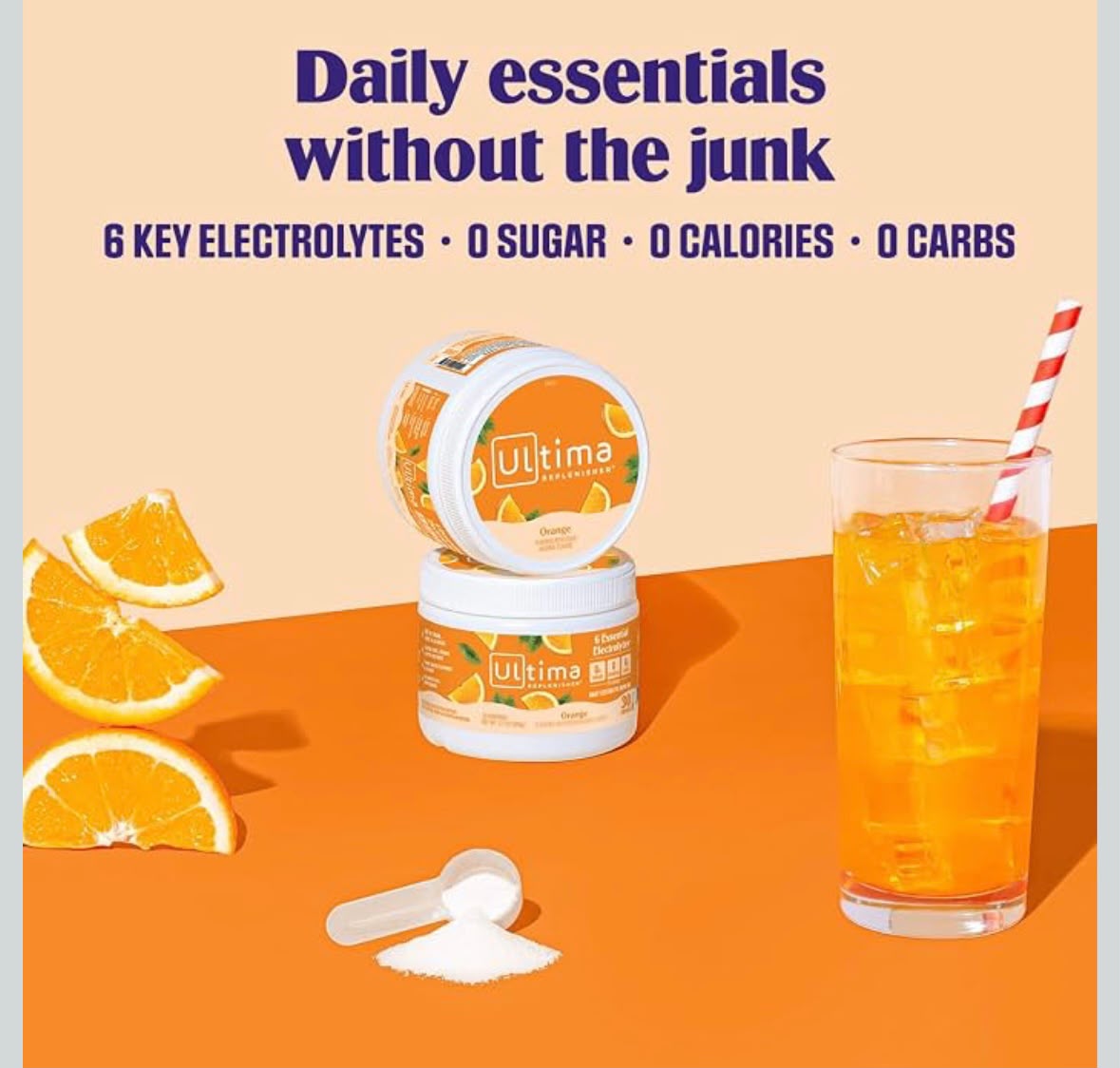 Ultima Replenisher® Electrolitos – Naranja