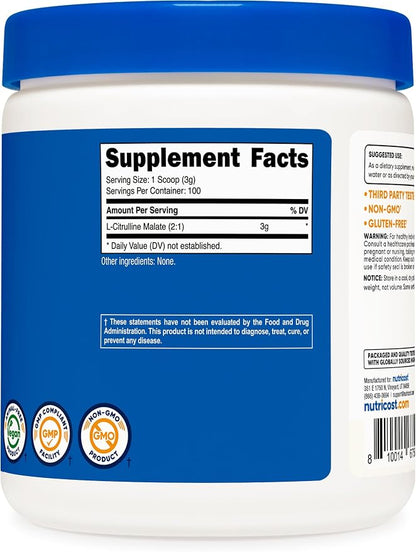 L-Citrulina Malato 2:1 Nutricost®