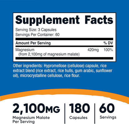 Malato de Magnesio 2100 mg