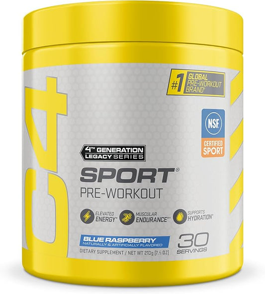 C4 Sport® Pre-Workout Blue Raspberry